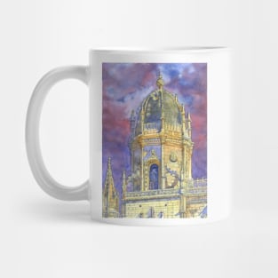 Mosteiro dos Jerónimos. bell tower Jerónimos Monastery Mug